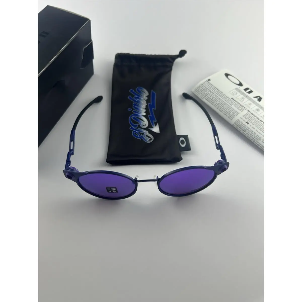 Deadbolt Fabio Motogp Titanium Matte Navy Prizm Violet OO6046-1050 by Oakley