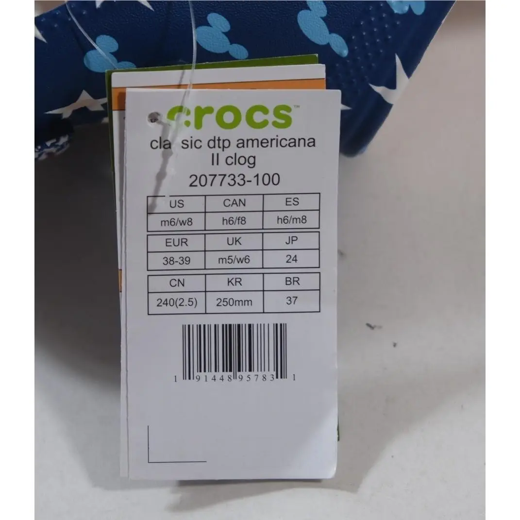 Crocs shoes - Classic Americana II Clog - Classic Americana Clog - Blue 3