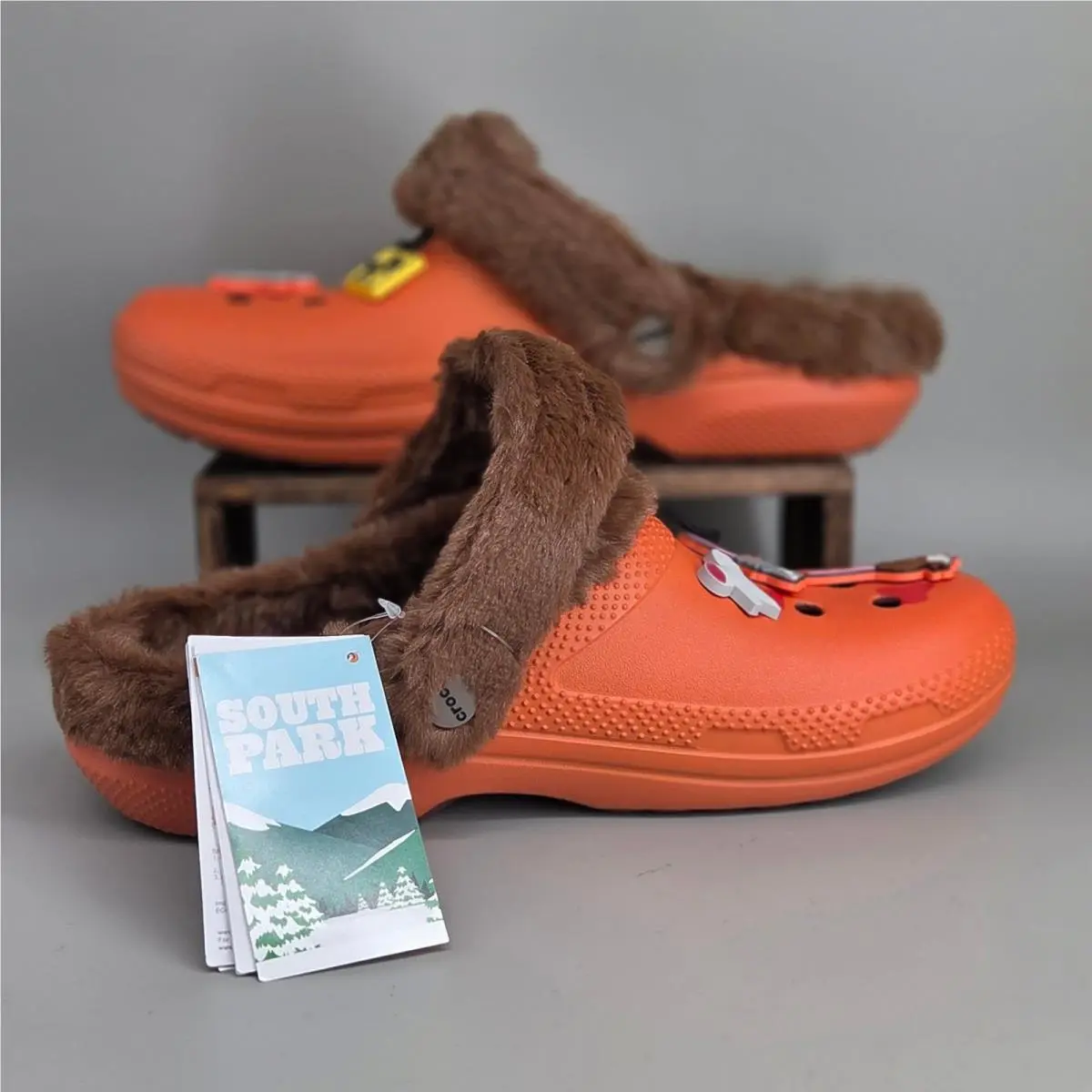 Crocs South Park Kenny Classic Lined Clog Unisex M8 W10 Orange Fur 211499