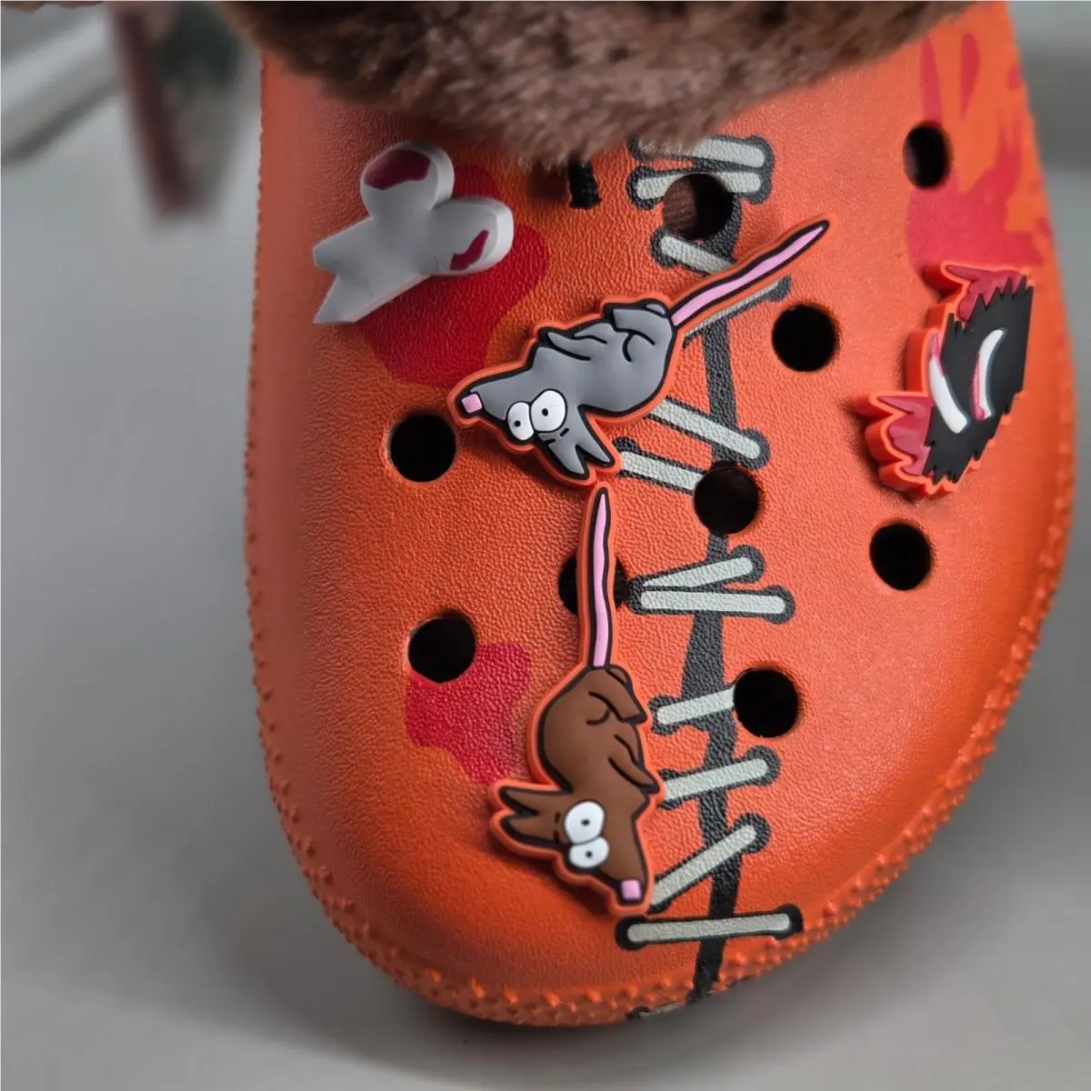 Crocs shoes - Classic Lined Clog - Classic Lined Clog - Orange 5