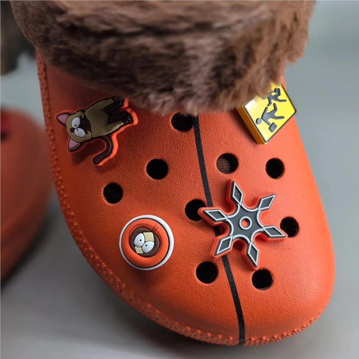 Crocs shoes - Classic Lined Clog - Classic Lined Clog - Orange 6