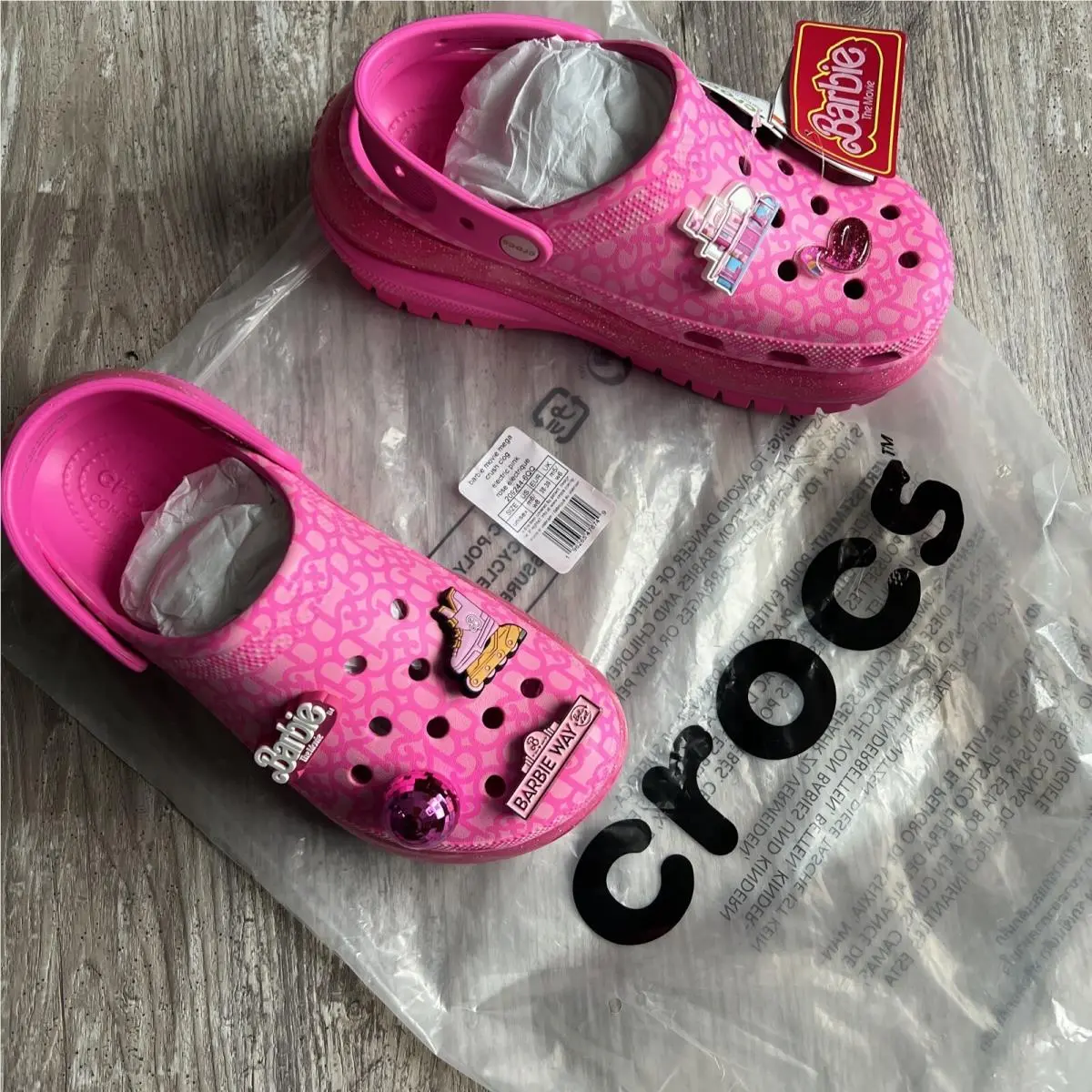 Crocs shoes - Crocs Barbie Movie Mega Crush - Pink (UPC: 196265476749) 8