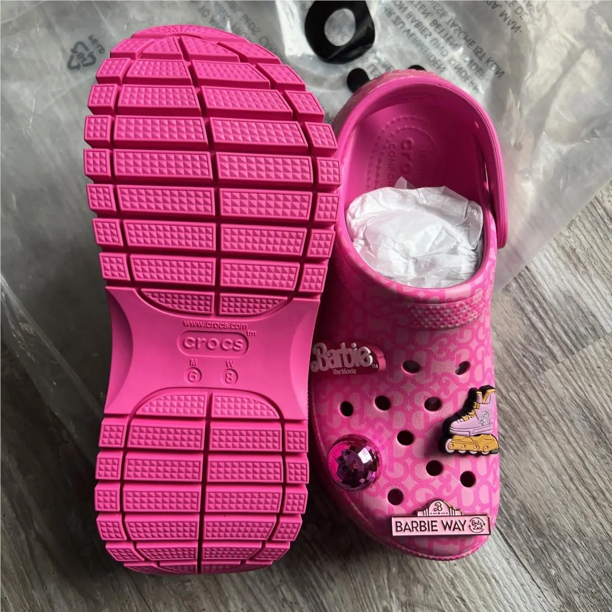 Crocs shoes - Crocs Barbie Movie Mega Crush - Pink (UPC: 196265476749) 11
