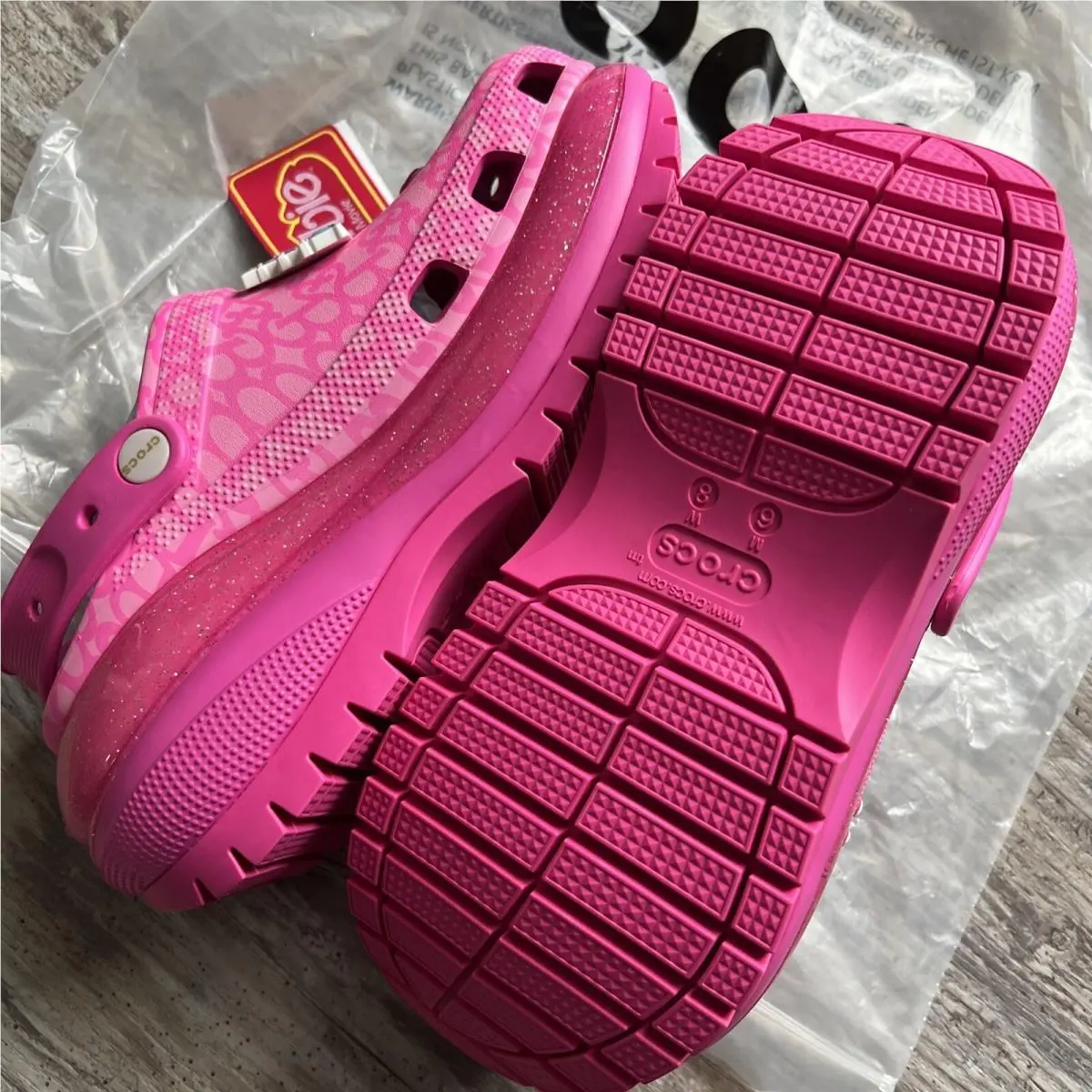 Crocs shoes - Crocs Barbie Movie Mega Crush - Pink (UPC: 196265476749) 12
