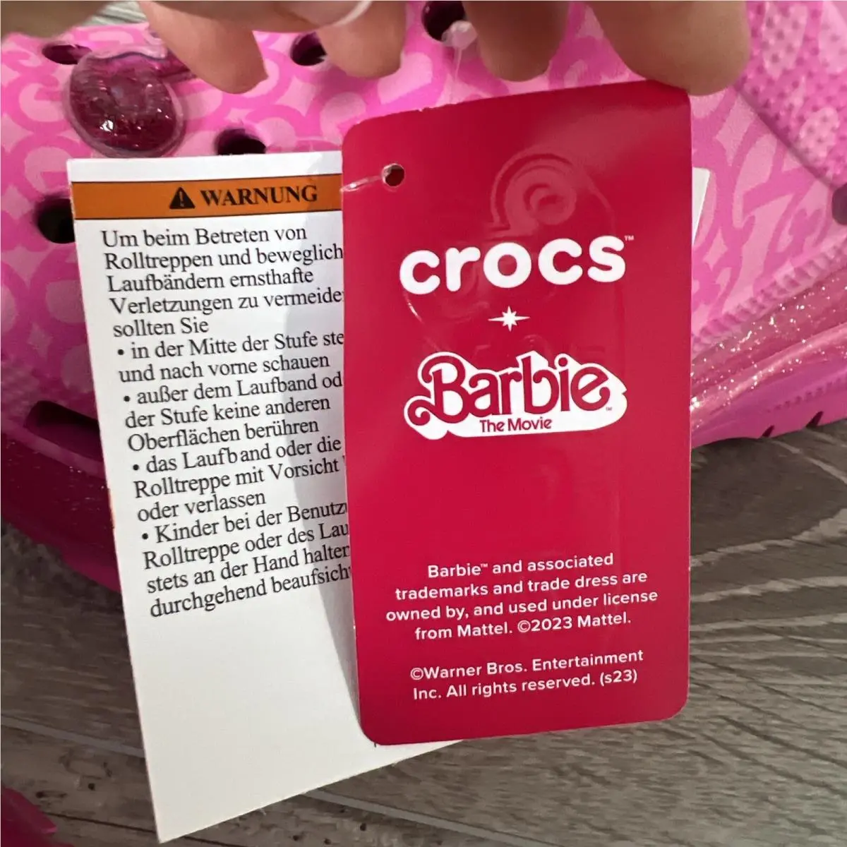 Crocs shoes - Crocs Barbie Movie Mega Crush - Pink (UPC: 196265476749) 5