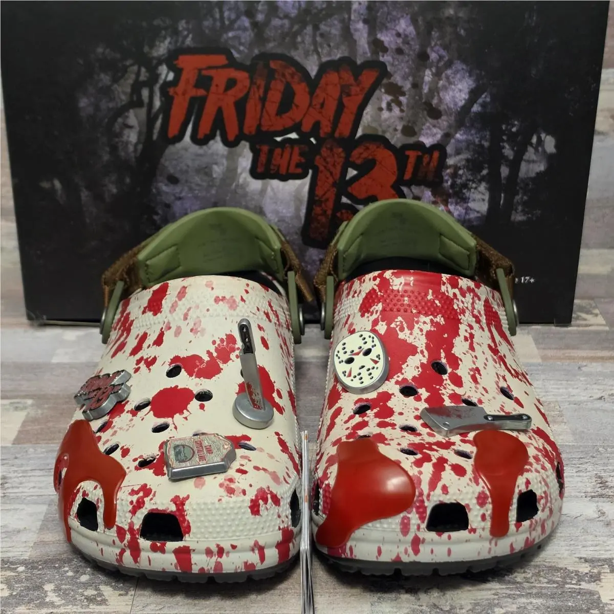 Crocs Friday The 13th Jason Vorhees Killer Classic Clog M9 W11 Halloween