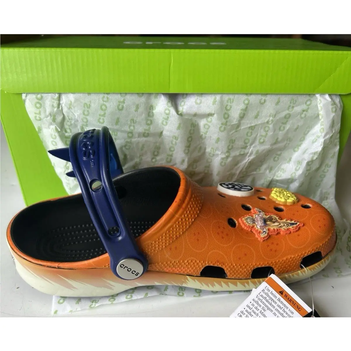 Crocs shoes - Goku - Goku - Orange and Blue (UPC: 198445136023) 12