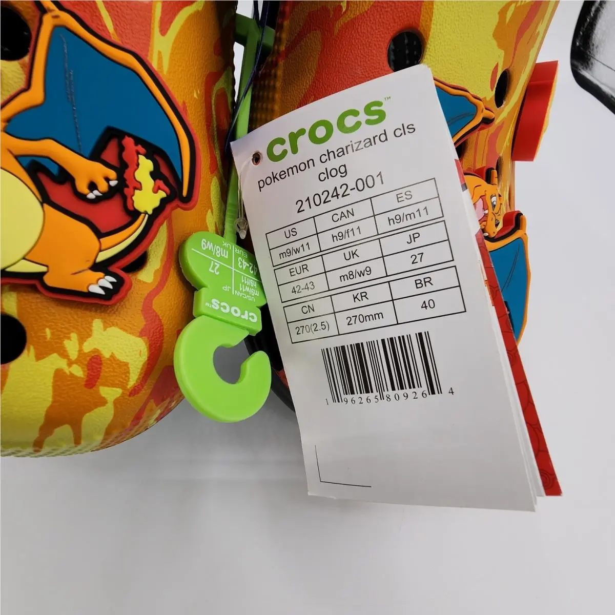 Crocs shoes - Charizard - Charizard - Orange Yellow Black 3
