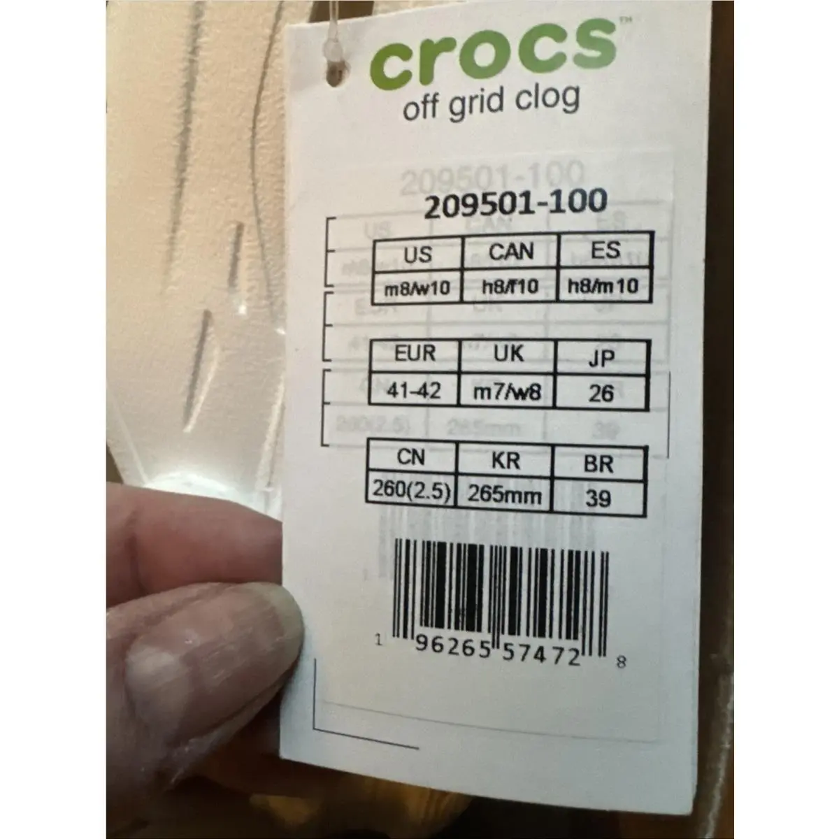 Crocs shoes - Crocs Off Grid - Off Grid - White 5