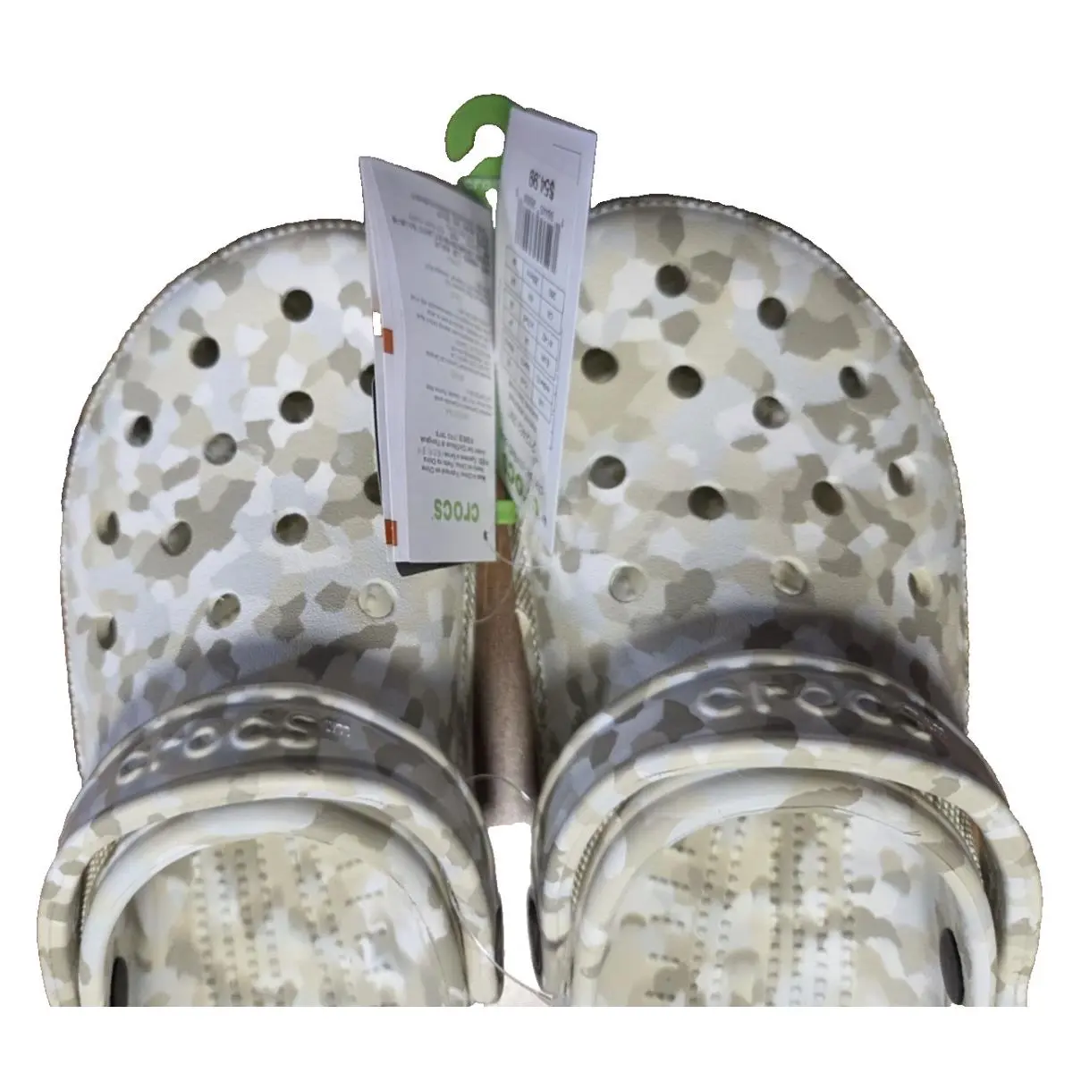 Crocs shoes - Summit White/Multi (UPC: 198445369988) 9