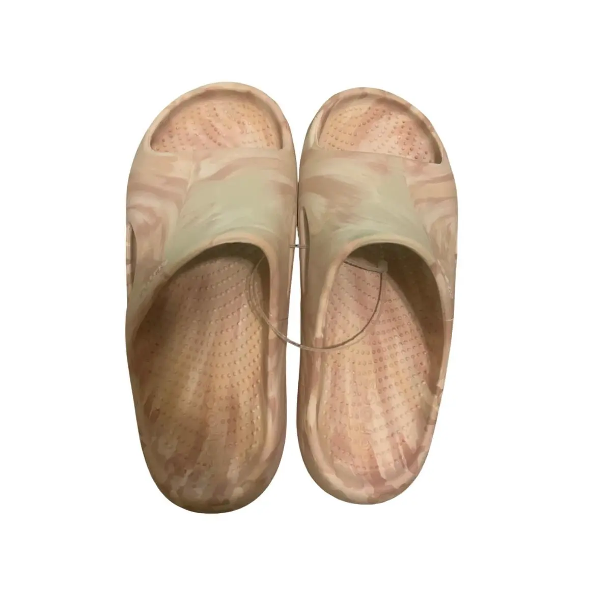 Crocs Mellow Recovery Marbled Slide Unisex M9/W11 Pink Marbled Marbled Foam