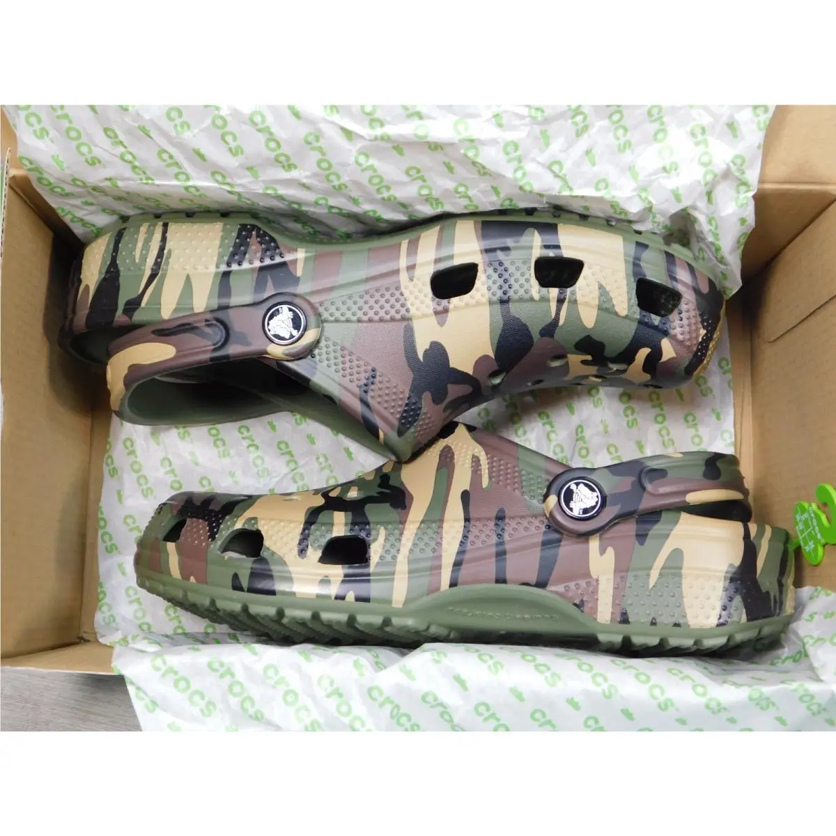 Crocs shoes - 2118793TCJ - 2118793TCJ - Army Green/Multi, Main: Green (UPC: 198445284038) 6