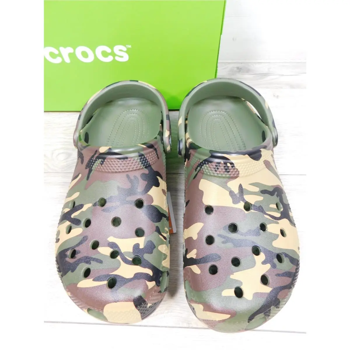 Crocs shoes - 2118793TCJ - 2118793TCJ - Army Green/Multi, Main: Green (UPC: 198445284038) 1