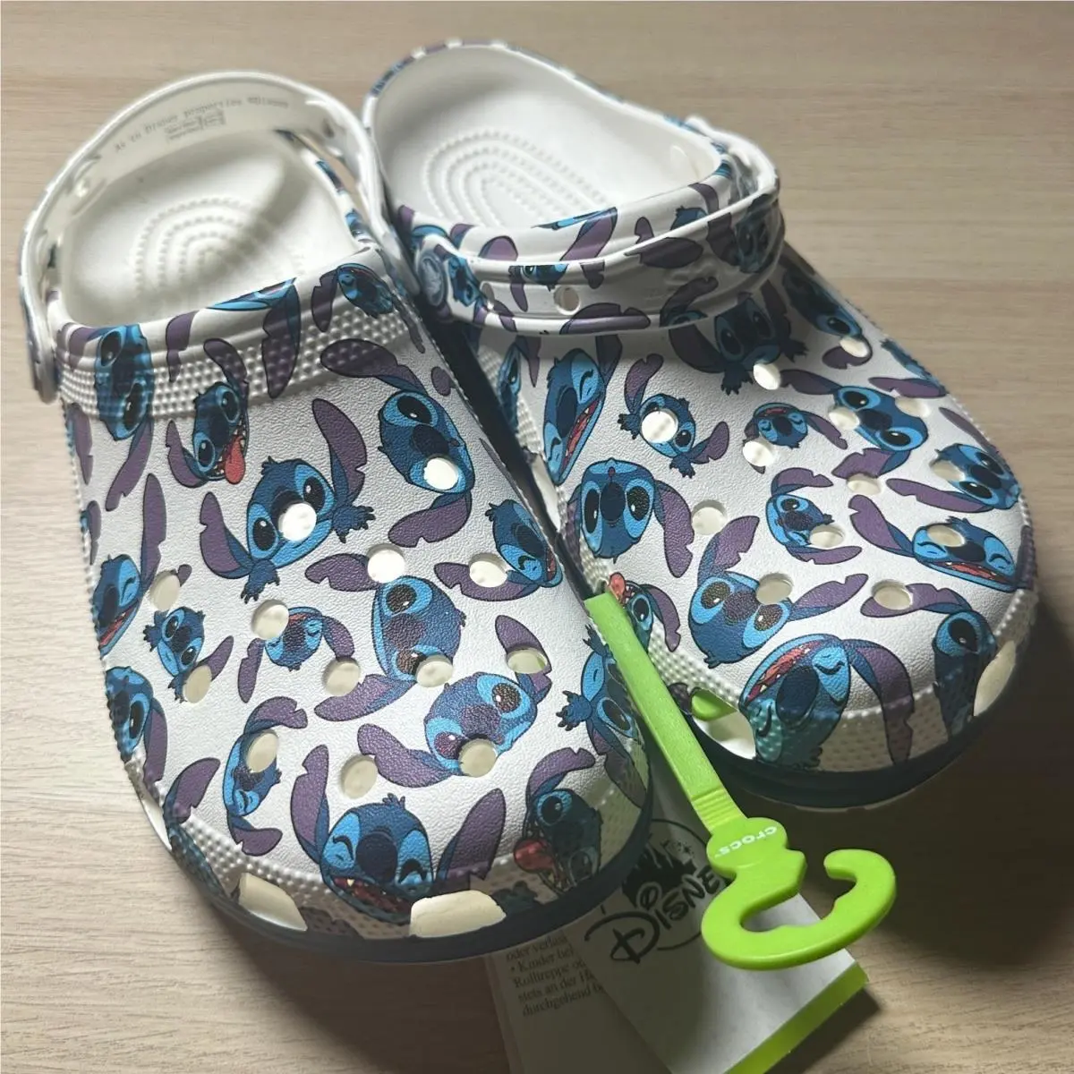 Disney Stitch Crocs Child Slip On Clogs Size M9 W11