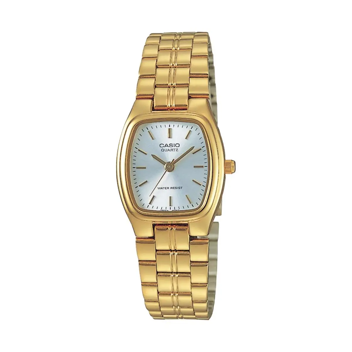 Women’s Gold Analog Watch Silver Dial Steel Bracelet - LTP-1169N-7A by Casio