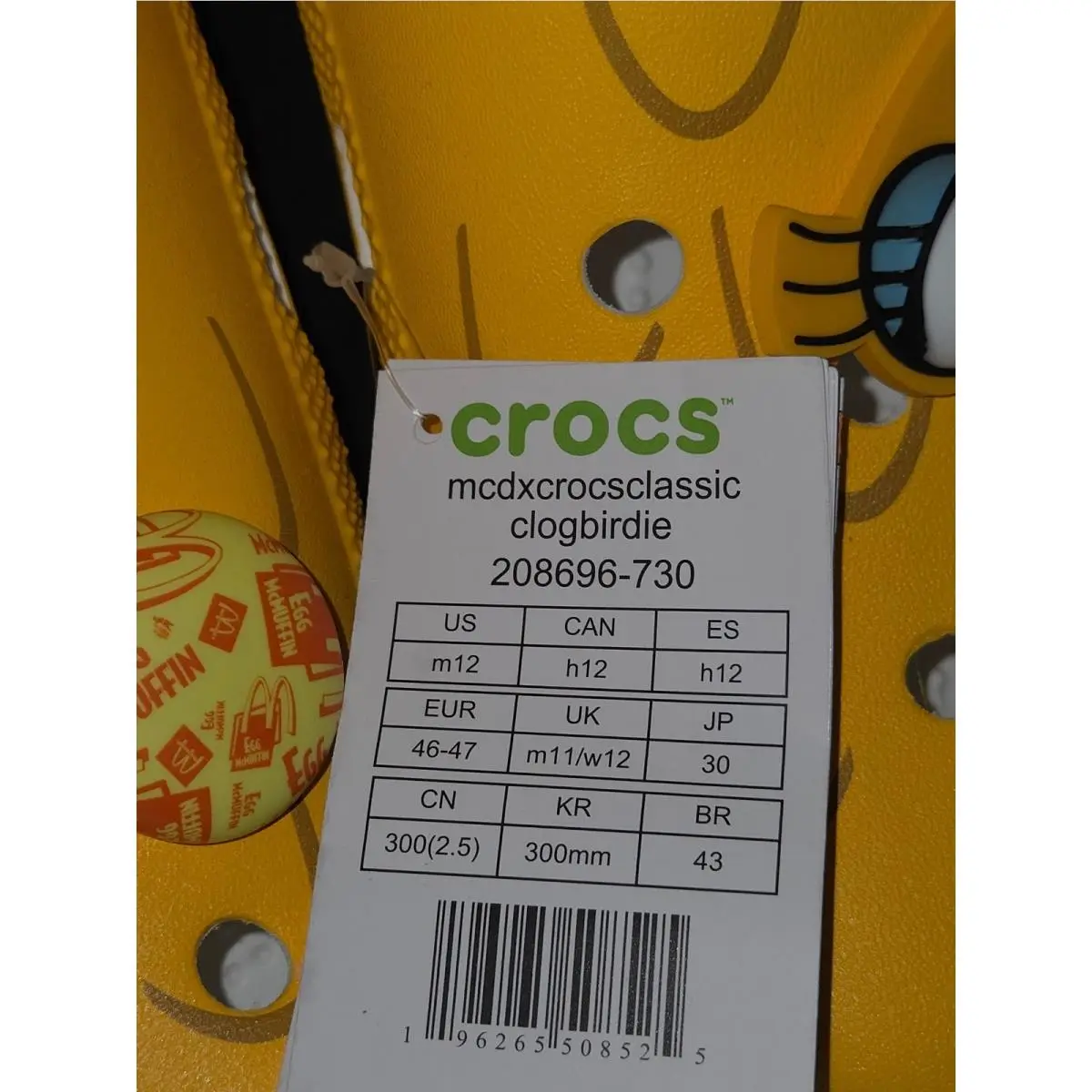 Crocs shoes - Crocs McDonald`s Birdie Clog - Birdie Clog - Yellow 0