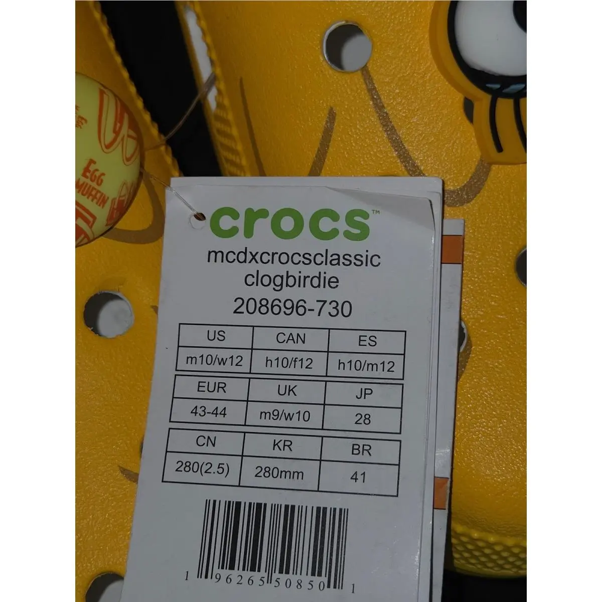 Crocs shoes - Crocs mcdxcrocsclassic Clogbirdie - mcdxclassic Clogbirdie - Yellow 0
