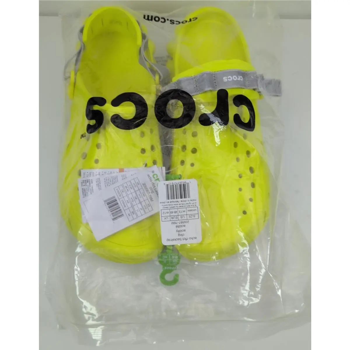 Crocs shoes - Crocs Classic - Classic - Yellow (UPC: 196265579174) 13