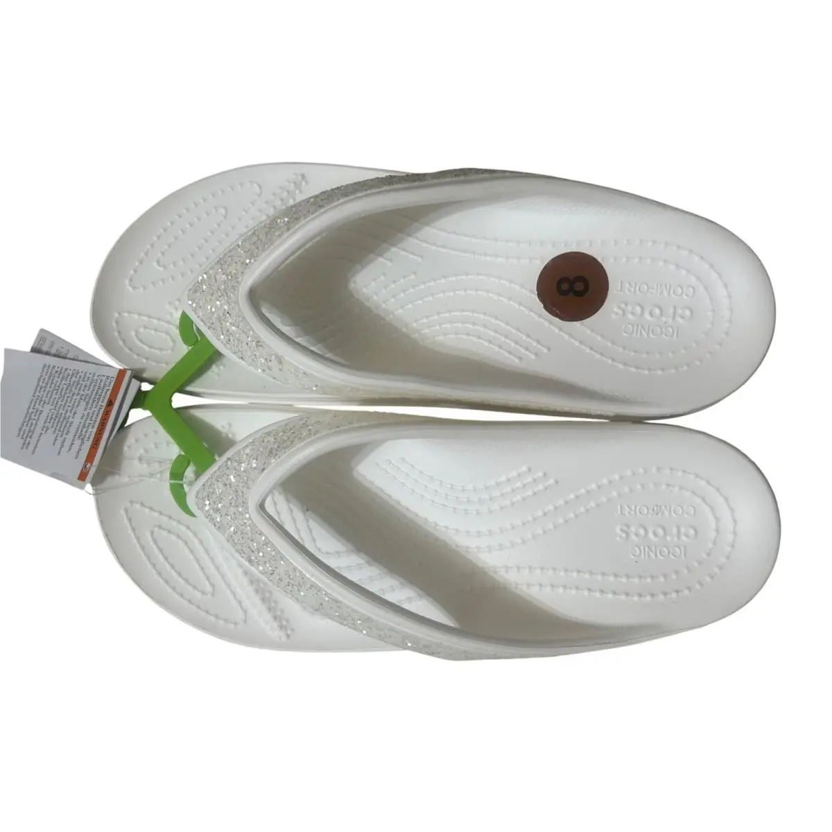 Crocs shoes - Kadee II Glitter Flip - Kadee Glitter Flip - White 1
