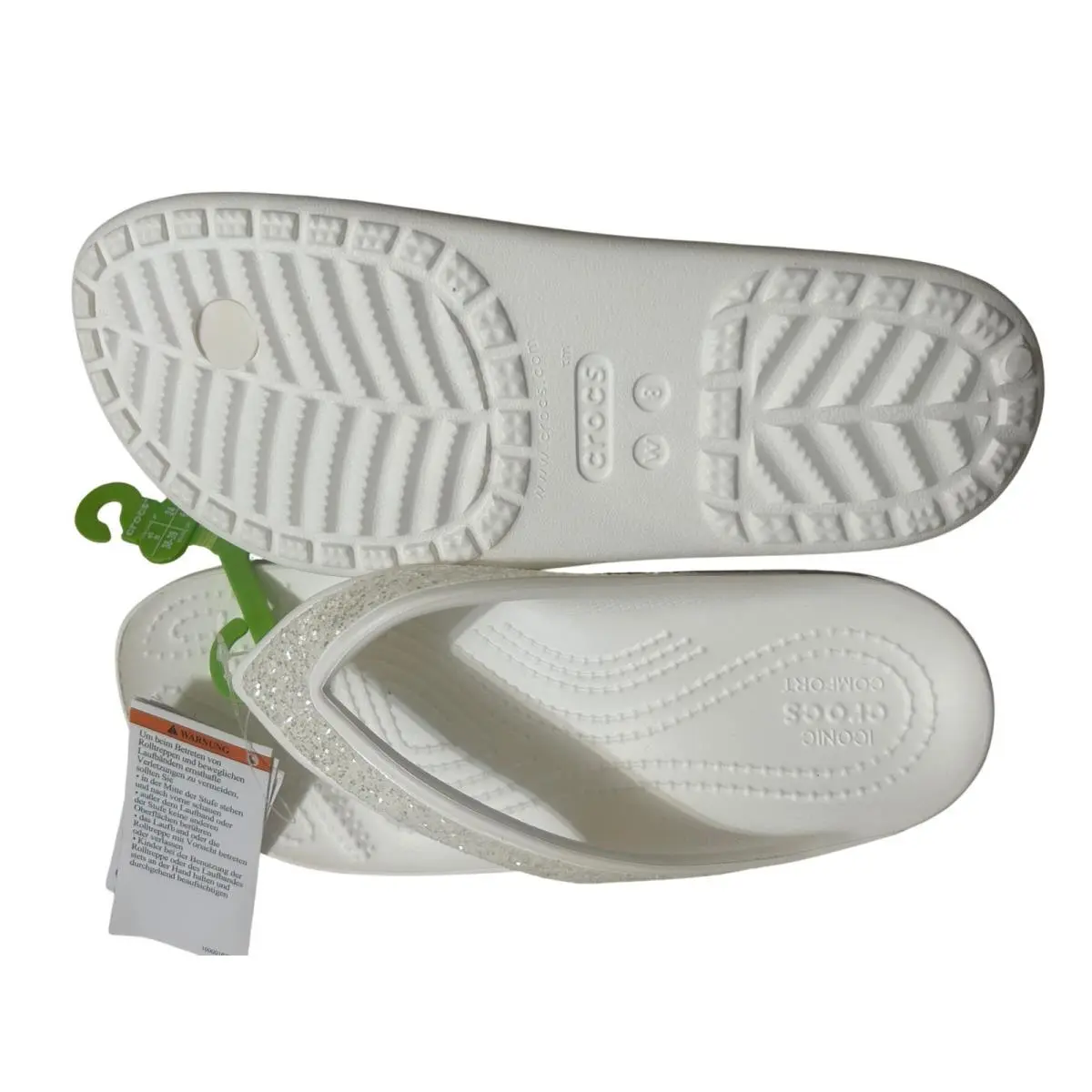 Crocs shoes - Kadee II Glitter Flip - Kadee Glitter Flip - White 2