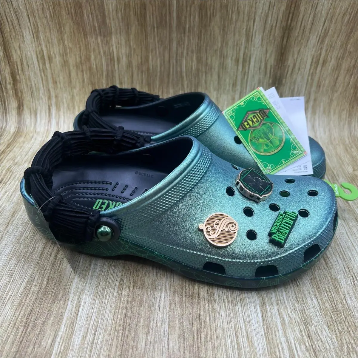 Crocs Wicked Elphaba Glow-in-the-dark Clog Men`s Size 11 Green 210524-90H