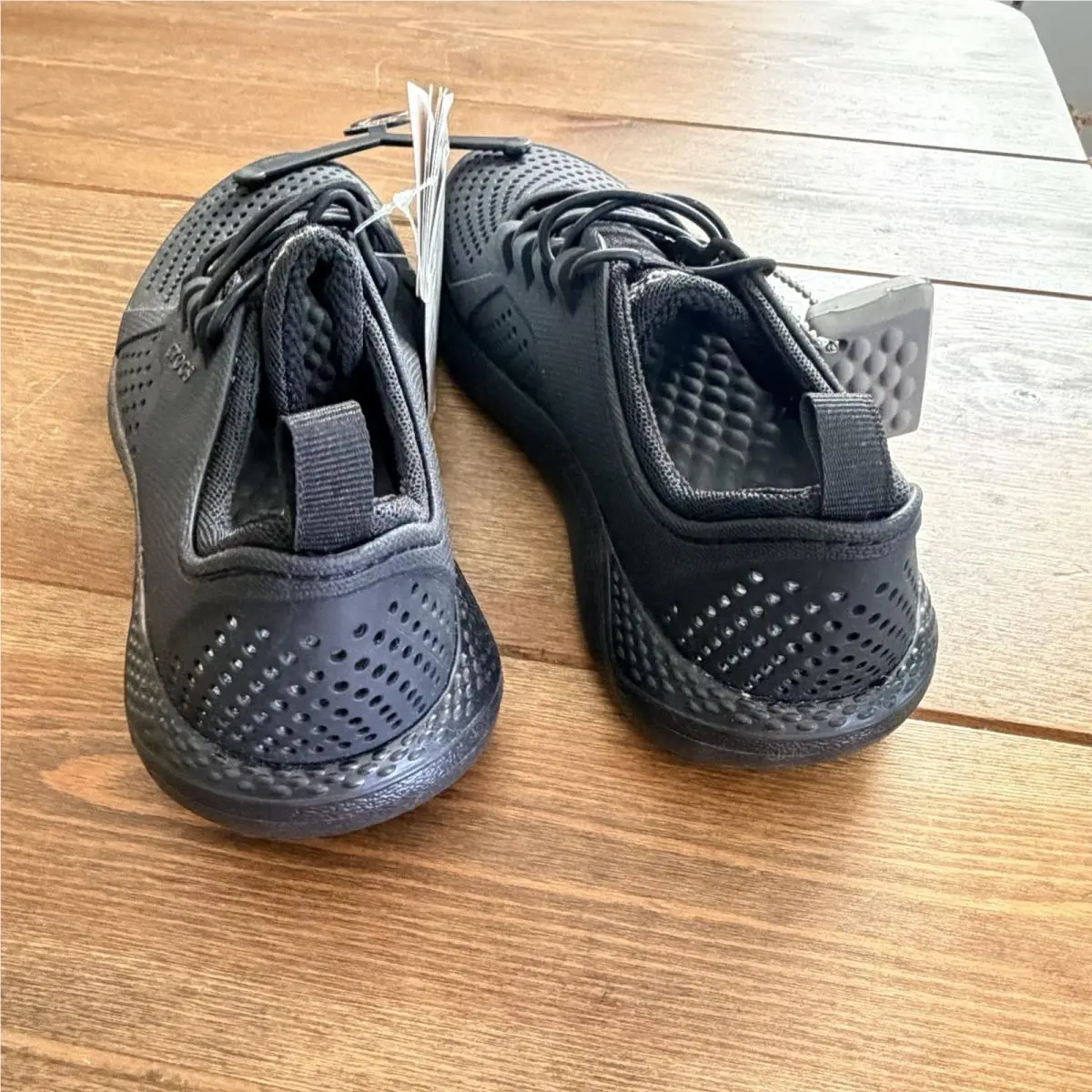 Crocs shoes - Crocs Literide Pacer - Literide Pacer - 206011-066 - Black, White (UPC: 0191448416864) 2