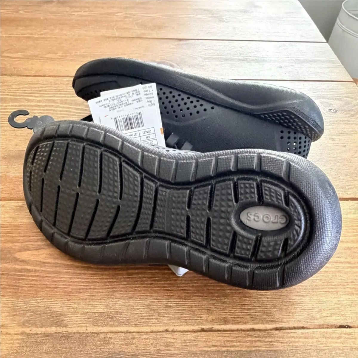 Crocs shoes - Crocs Literide Pacer - Literide Pacer - 206011-066 - Black, White (UPC: 0191448416864) 3
