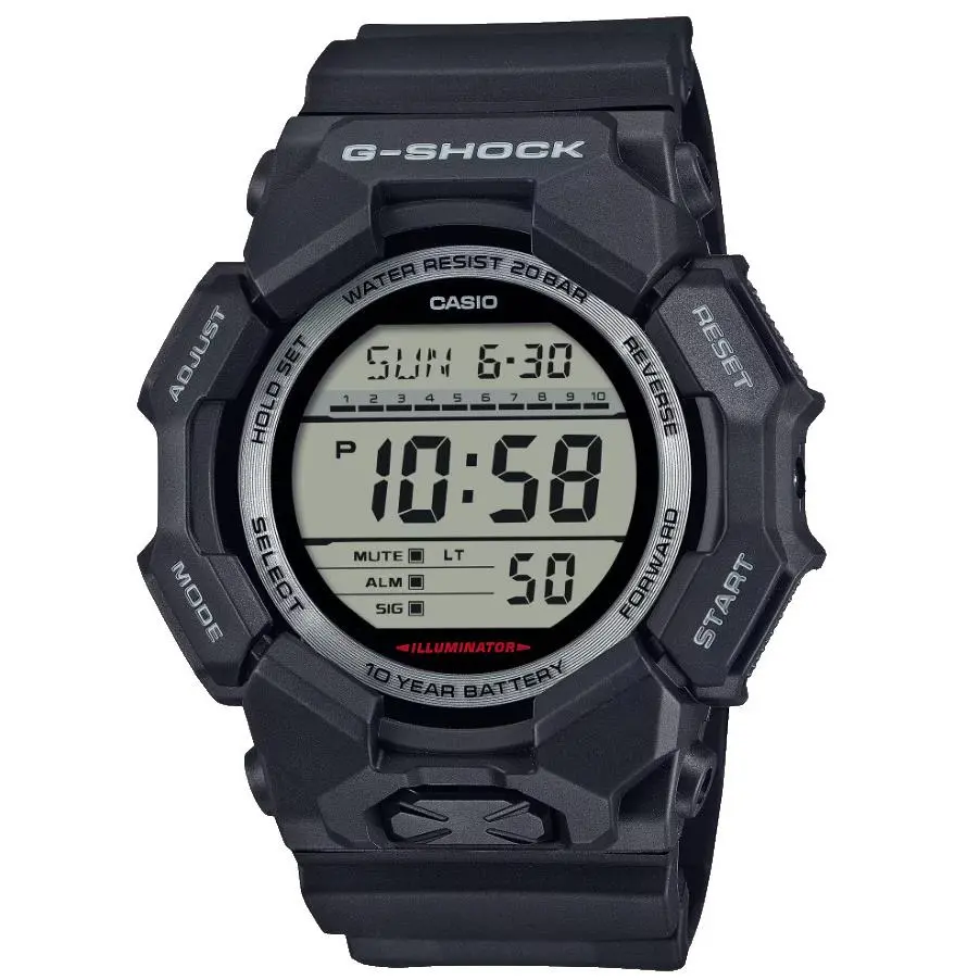 Casio G-shock Digital Black Bio-based Resin Watch GD-010-1