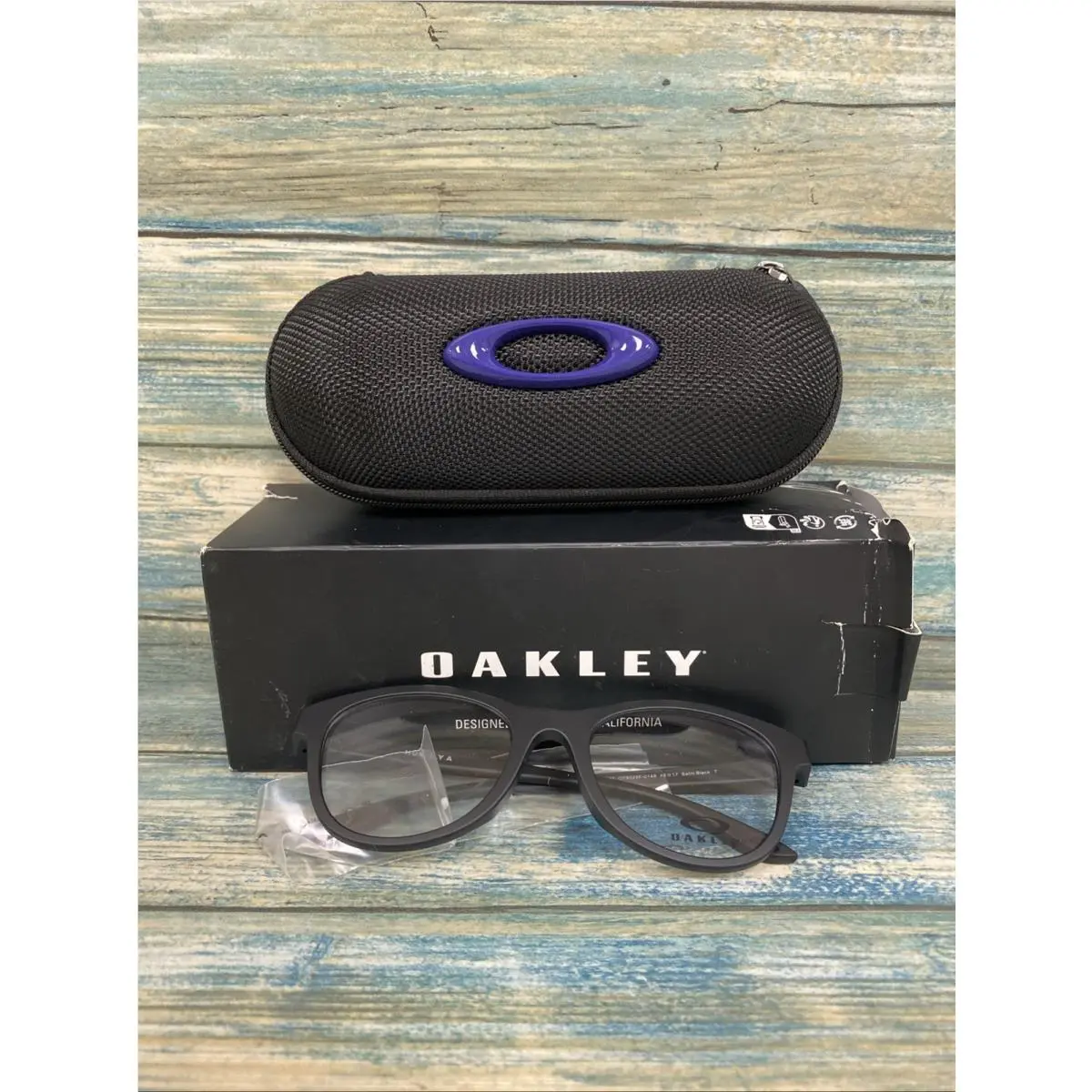 Oakley Youth RX Model OY8029F Humbly Low Bridge Fit Round Eyeglasses Satin Black