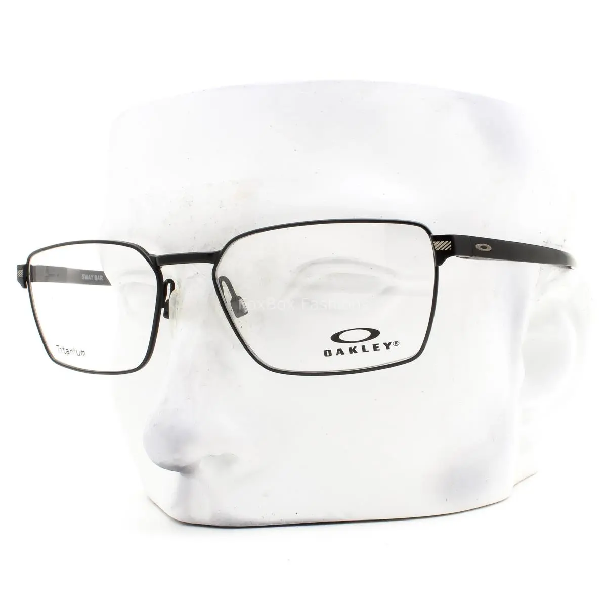 Sway Bar Eyeglasses OX5073-0153 Satin Black Titanium 53mm with Case by Oakley