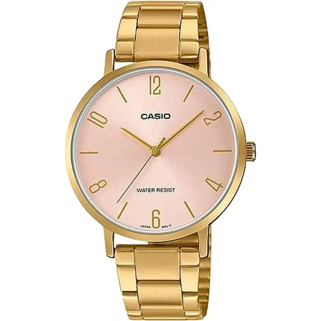 LTP-VT01G-4B Women`s Watch Quartz Analog Gold-tone Stainless Steel Bra by Casio