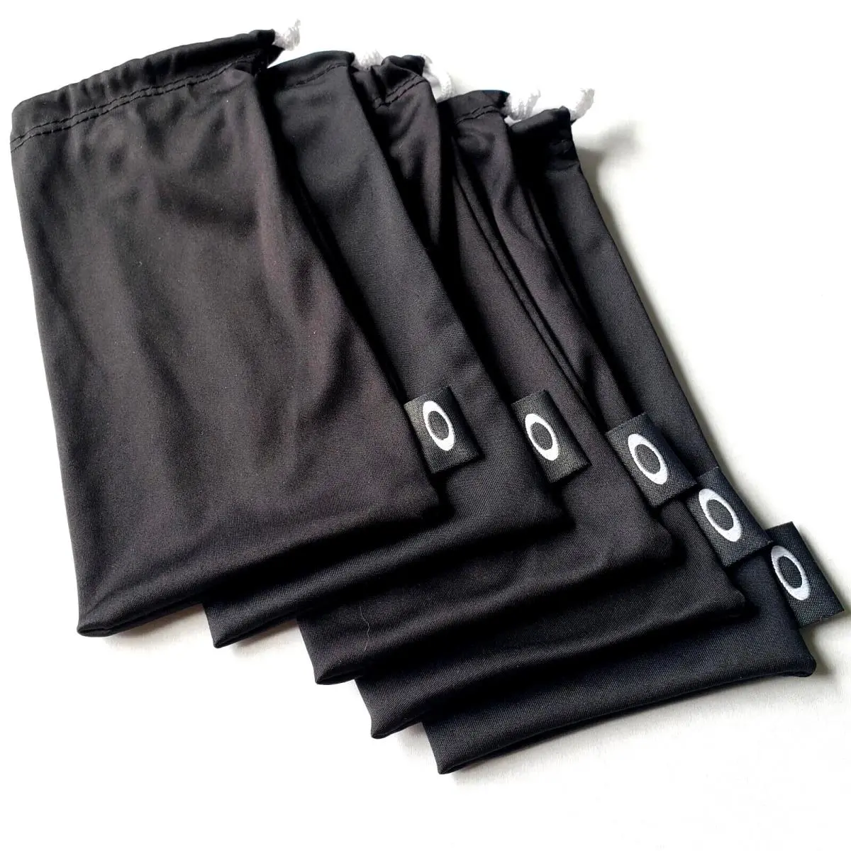 5 Pack For  Sunglasses Large Black Microfiber Cleaning Storage Bags by Oakley