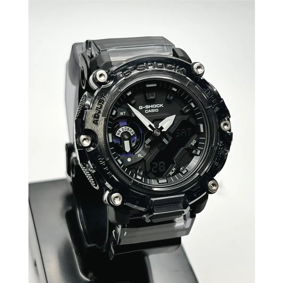 G Shock Ana Dig Red GA2200SKL-8 Smoke Grey GA2200SKL GA2200 by Casio