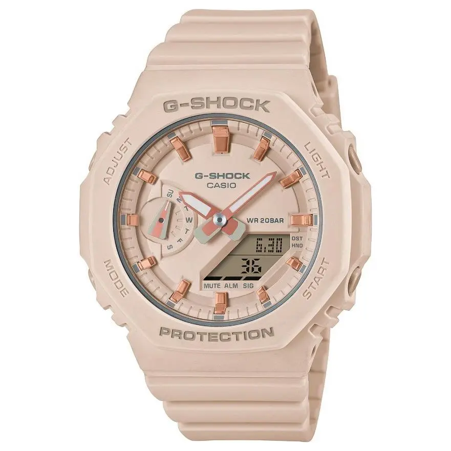 G-shock Analog/digital Pink Resin Watch GMAP2100M-4A / GMAP-2100M-4A by Casio