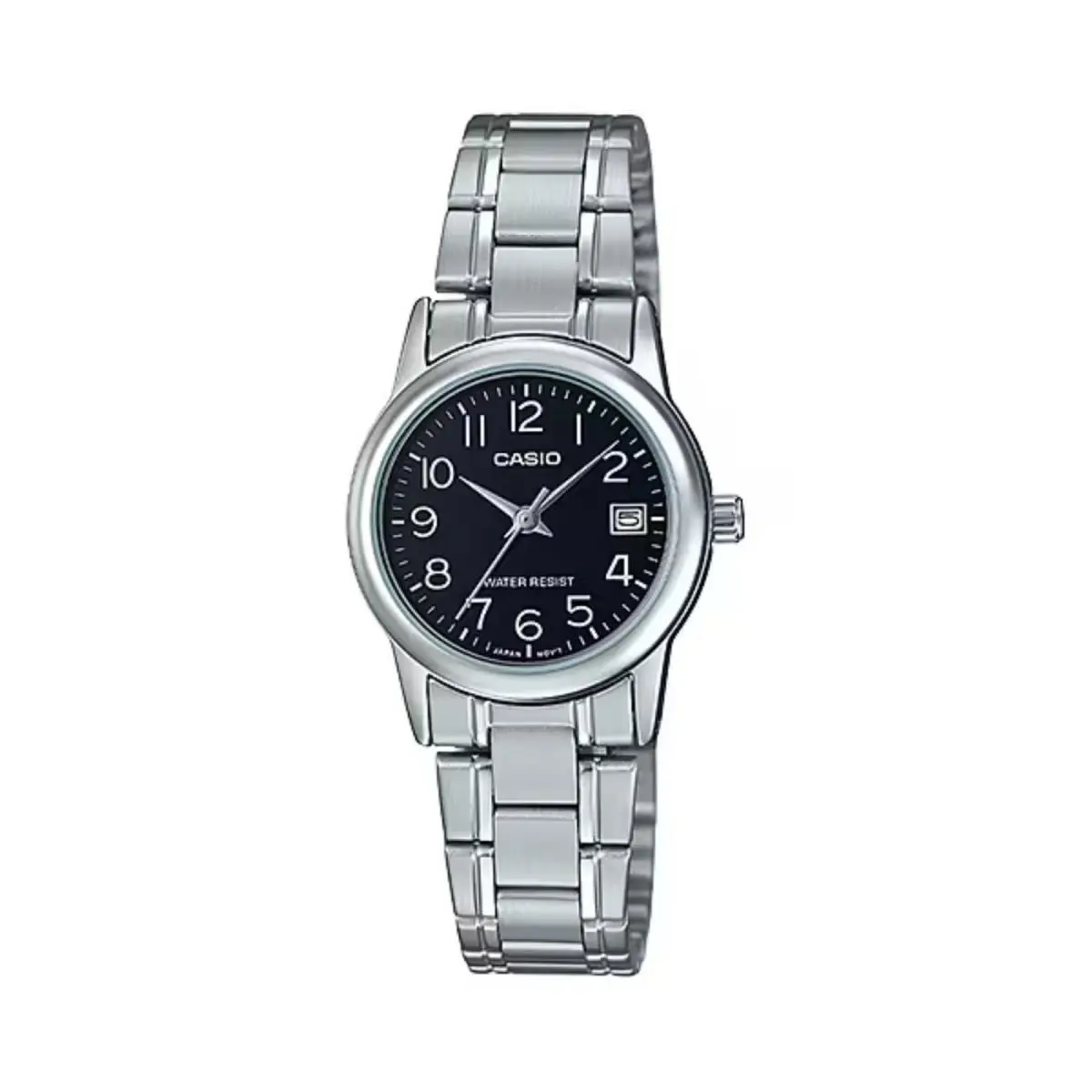 Women’s Analog Watch Black Dial Steel Bracelet - LTP-V002D-1BUDF by Casio