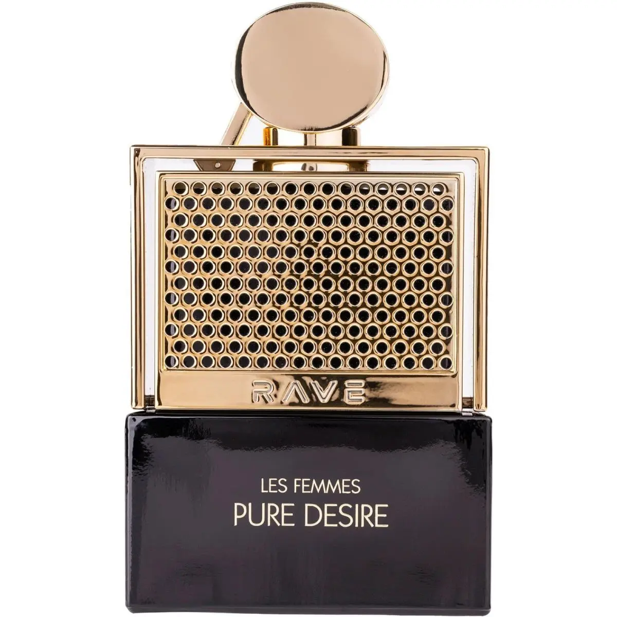 Rave Pure Desire Gold Eau de Parfum For Women 3.4 Fl Oz Long Lasting by Lattafa