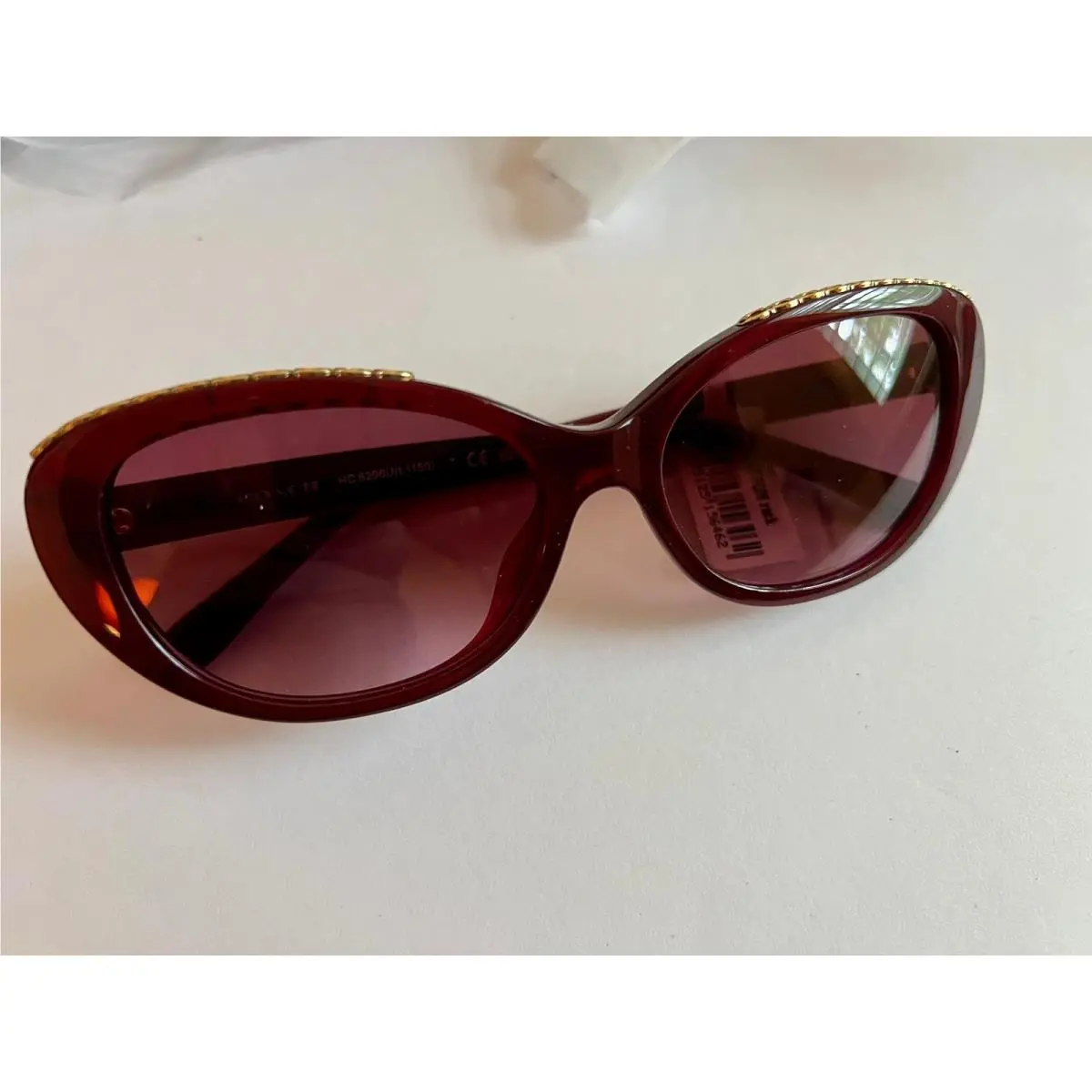 Sunglasses HC 8296U 511313 56-16-140 L1150 Burgundy Gradient by Coach
