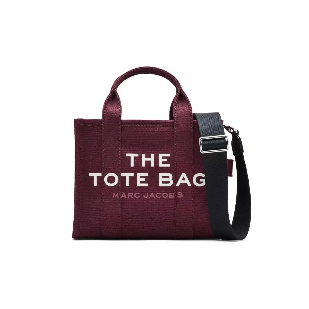 The Tote Bag Women Dark Plum Canvas Detachable Strap Handbag GBO3256 by Marc Jacobs