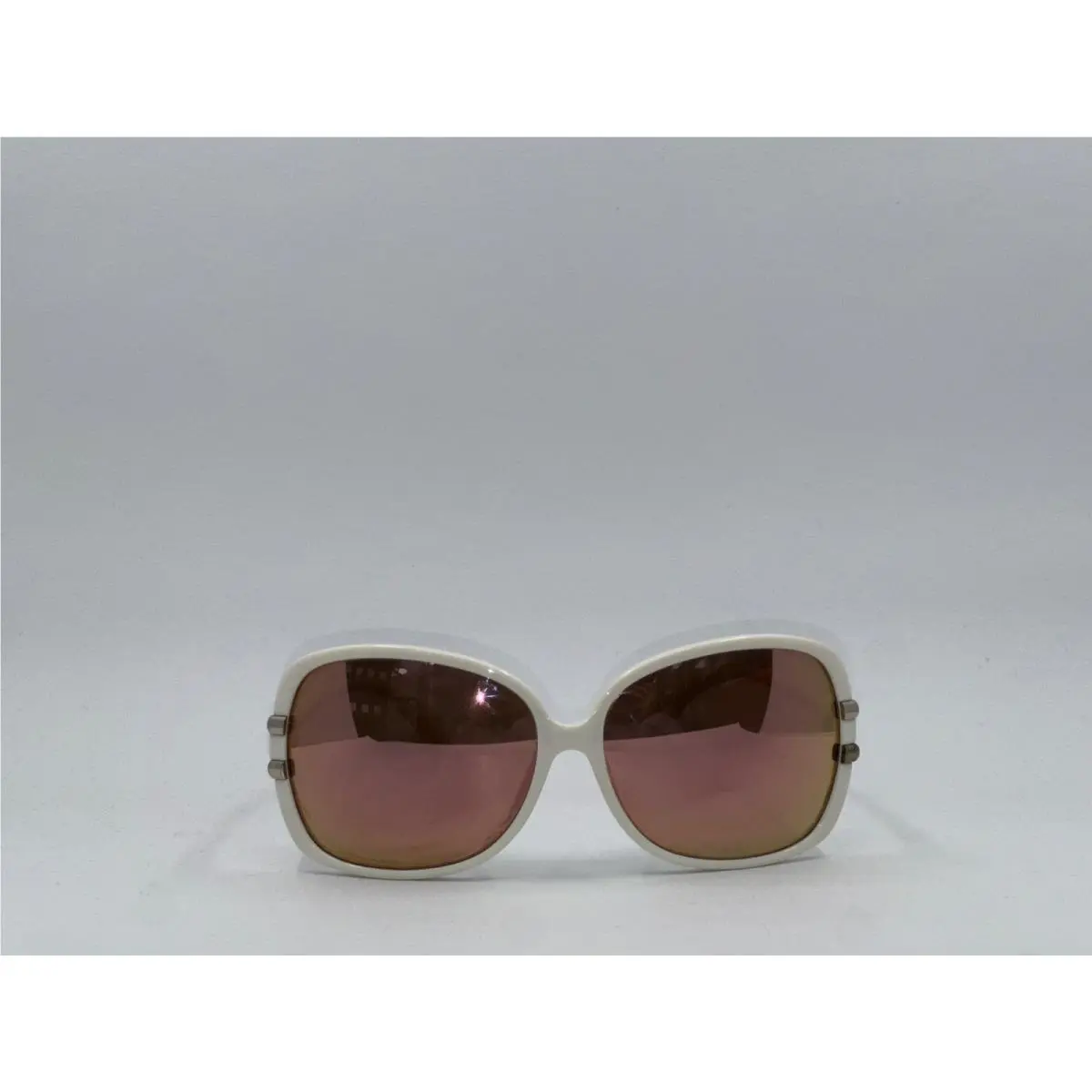 Marc  MMJ236 Sunglasses White Oversized Square Gold Hinge 61mm by Marc Jacobs