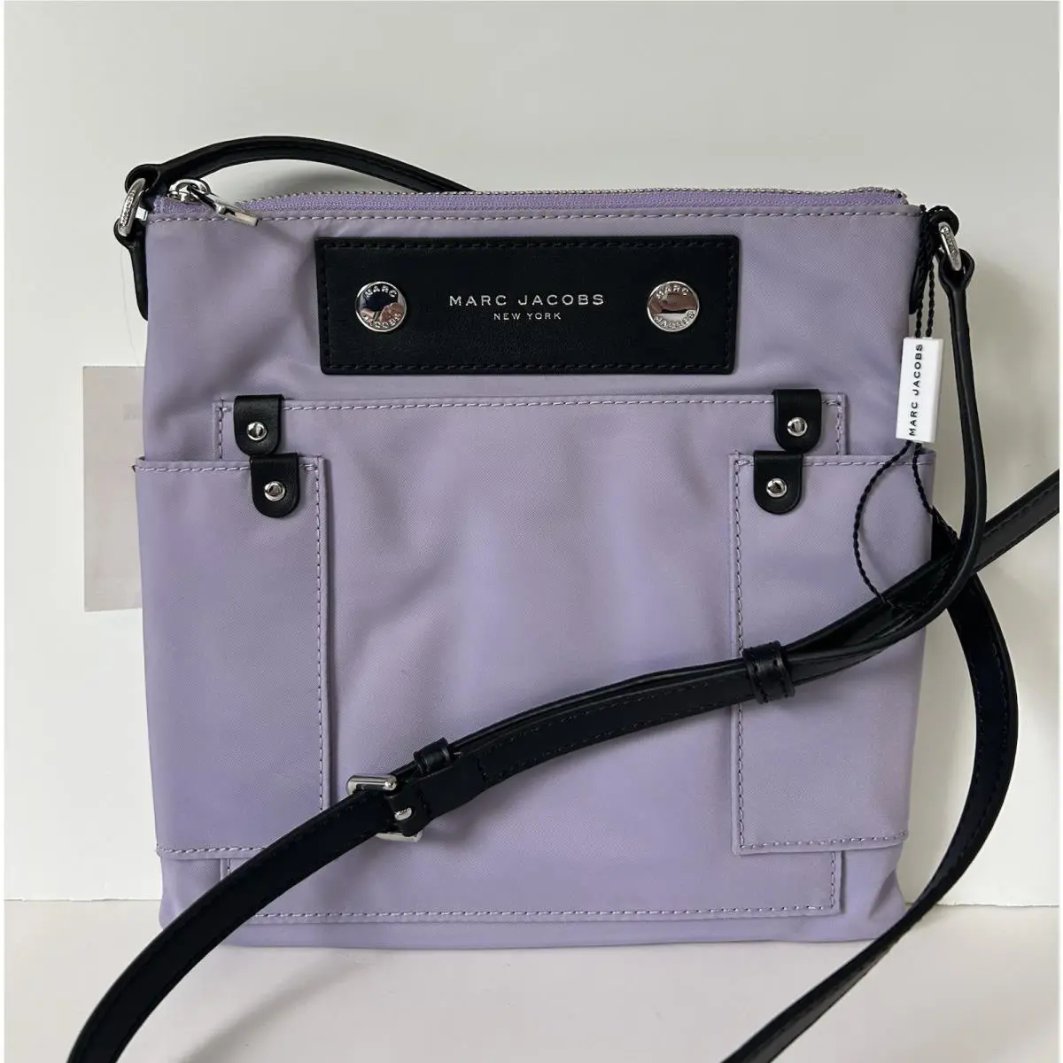 Preppy Nylon Swing Pack Crossbody Bag RP Lilac by Marc Jacobs