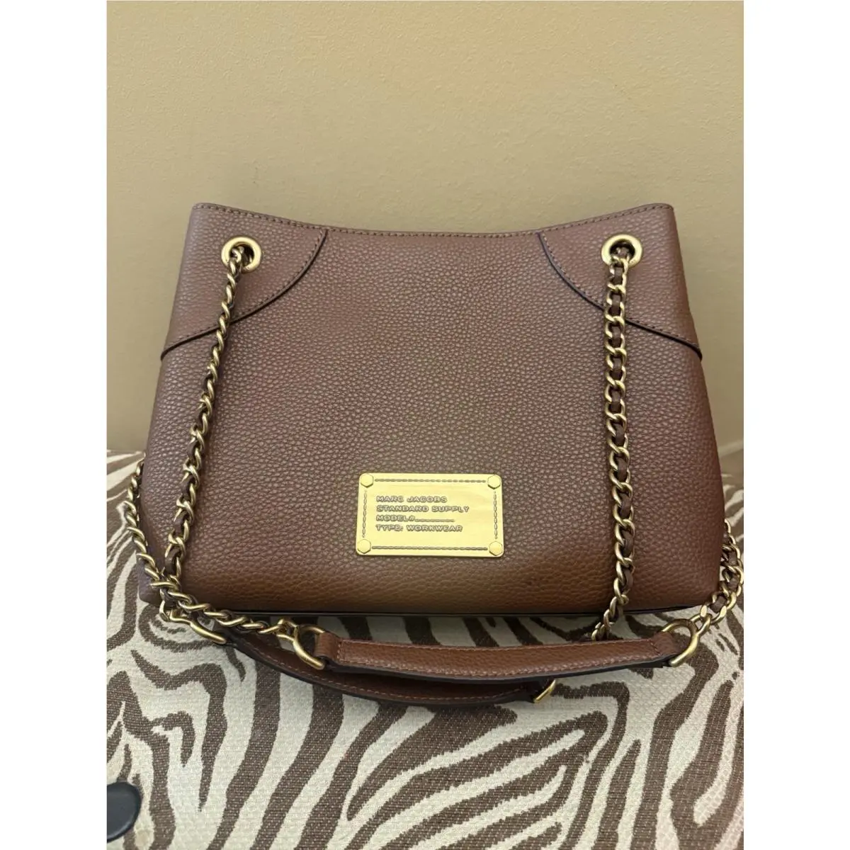Marc Jacob The Small Plaza Tote Pebbled Leather 4F5HTT023H01-214 by Marc Jacobs