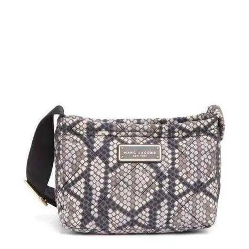 Purse Small Crossbody Bag Snake Print Soft Quilted Fabric by Marc Jacobs