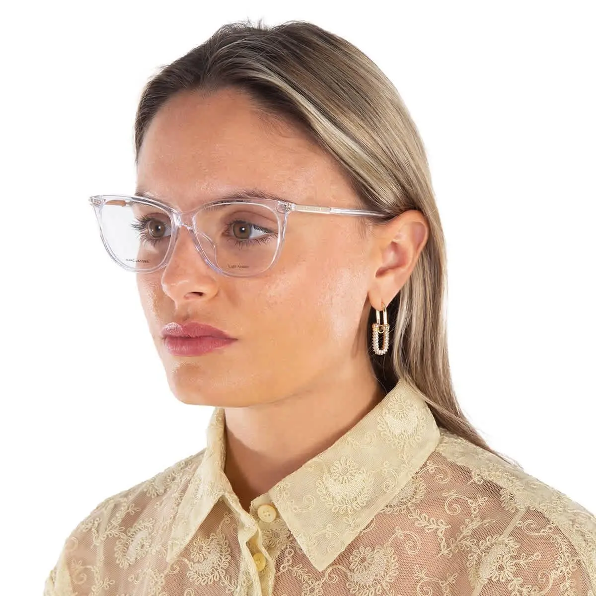 Marc Jacobs Demo Cat Eye Ladies Eyeglasses Marc 706/F 0900 55 Marc 706/F 0900 55