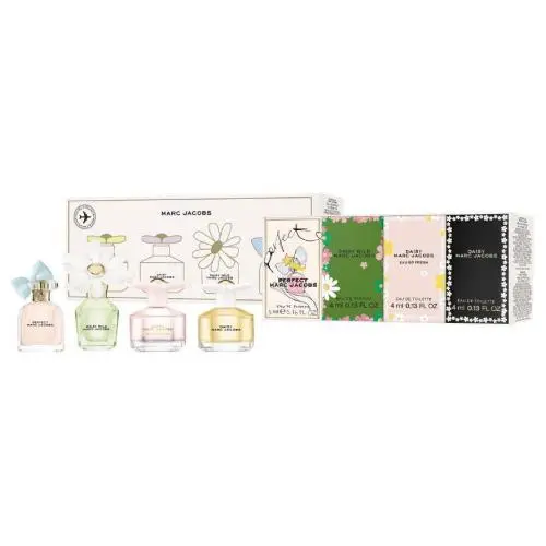 Women 4Pcs Mini Set 4 ml Daisy Eau So Fresh Wild 5 ml Perfect by Marc Jacobs