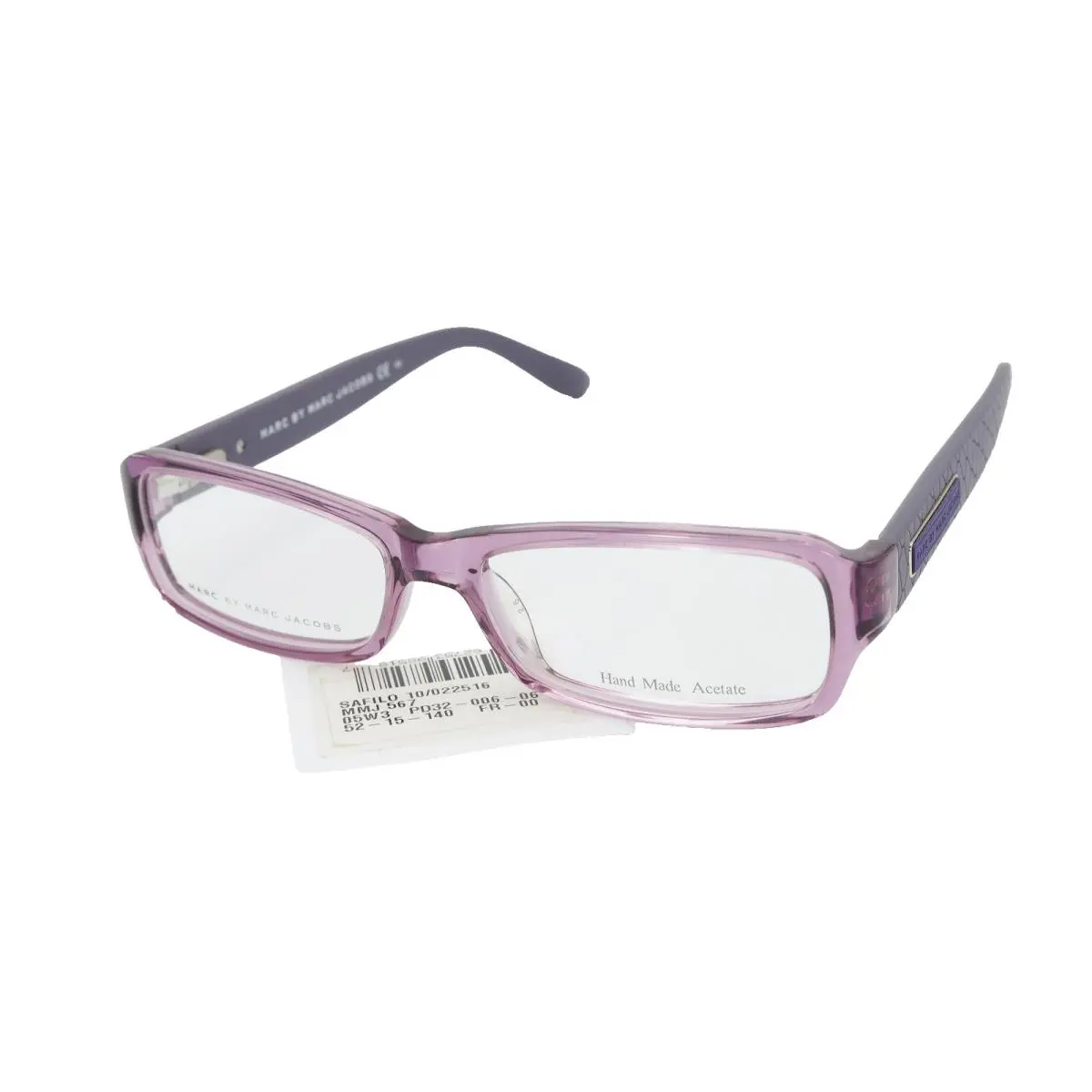 Marc BY Marc Jacobs Mmj 567 5W3 Violet 52-15-140 Eyeglasses Frames Flex Hinges