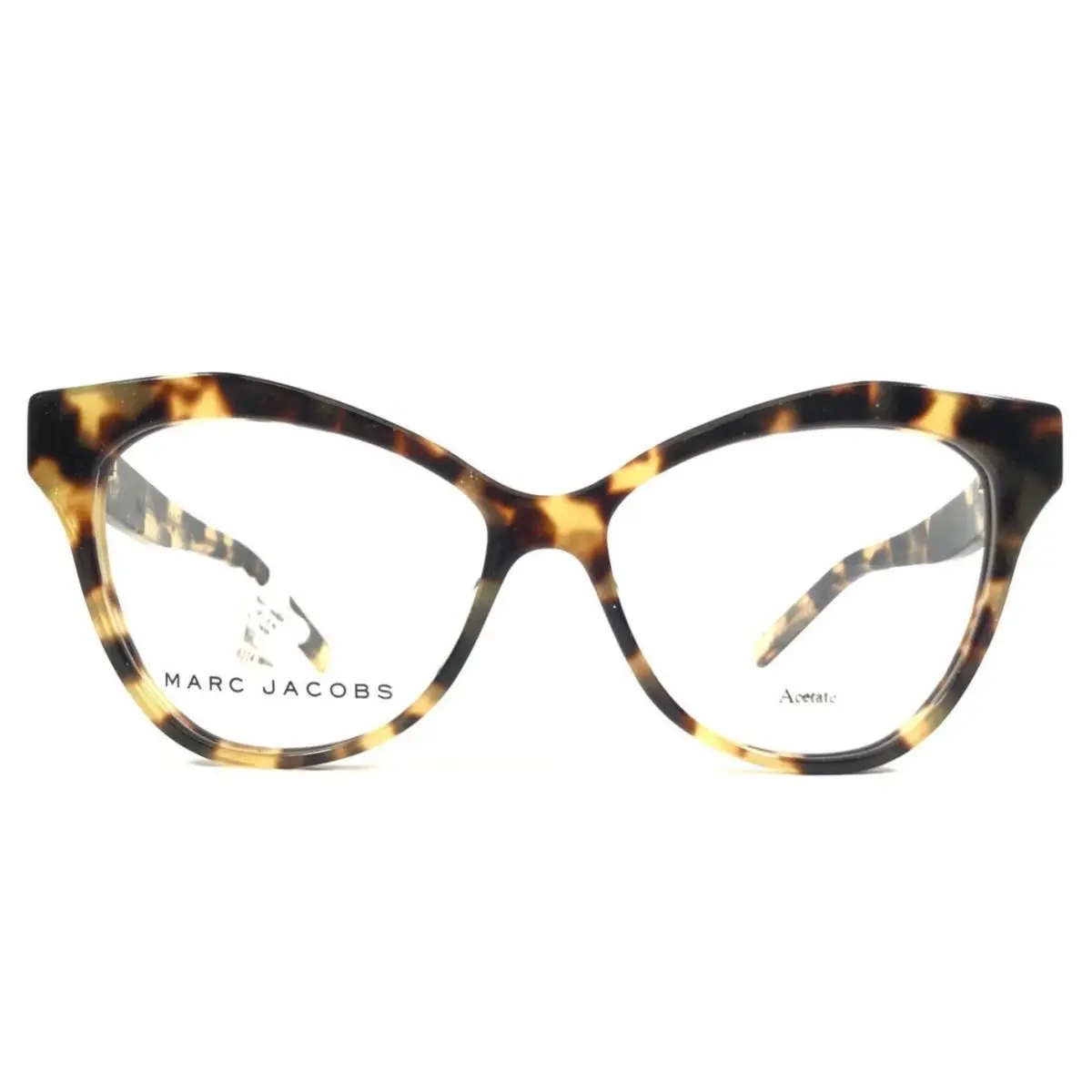 Eyeglasses Frames 112 O2V Tortoise Cat Eye Full Rim 51-14-135 by Marc Jacobs