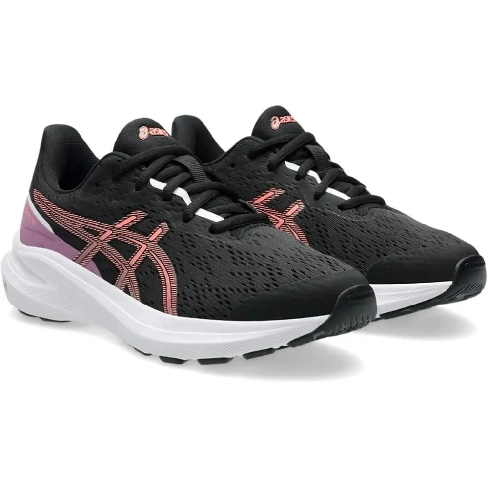 Asics GT-1000 13 GS 1014A343-006 Sneakers Kids US 3 Black Running Shoes GBO3362