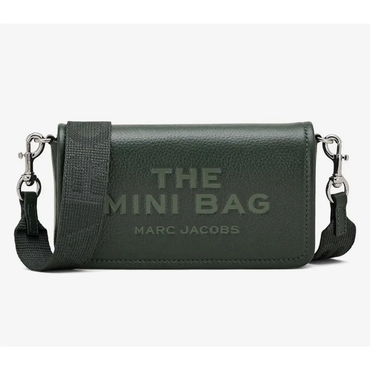 Women’s The Mini Bag Crossbody Leather Forest / Silver by Marc Jacobs