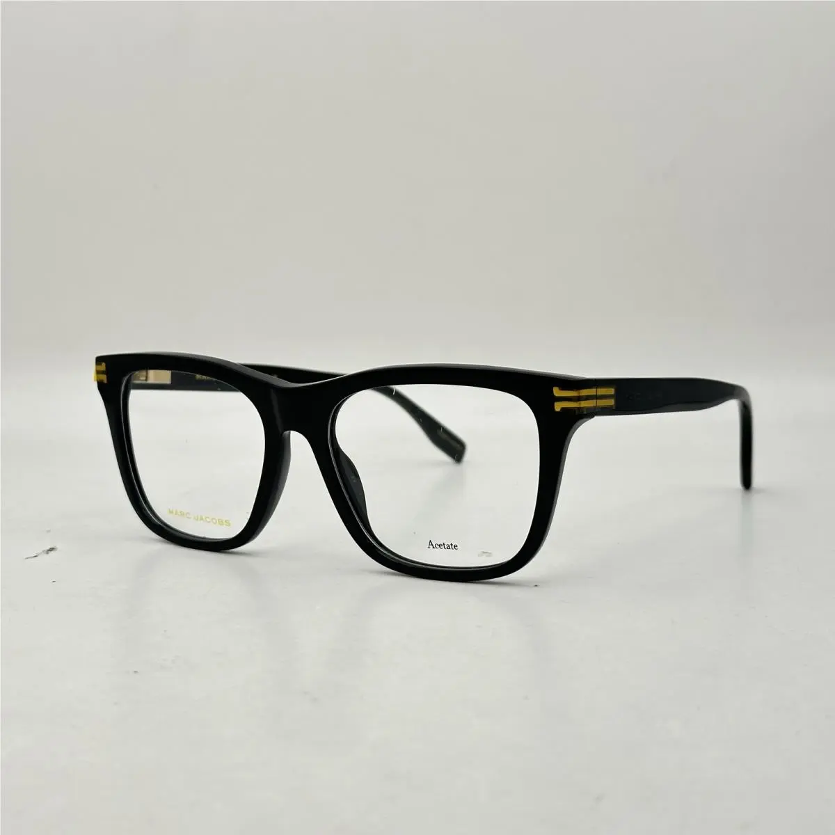 Unisex Square Full Rim Acetate Eyeglasses MJ1084 Black by Marc Jacobs