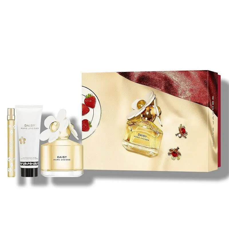 Daisy  Women 3 Pieces Set 3.4 oz 0.33 oz Edt Spray Body Lotion by Marc Jacobs
